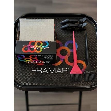 Framar Silver Embossed Pop Up Hair Foil For Highlighting And Coloring Hair - Image 3