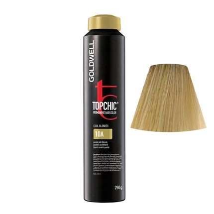 Goldwell Topchic Can 10A Pastel Ash Blonde 250 Grams Permanent Hair Color
