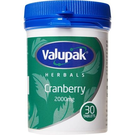 Valupak Cranberry 2000Mg Tablets 30'S