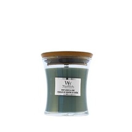 Woodwick Mint Leaves & Oak Scented Candle Medium 275 G