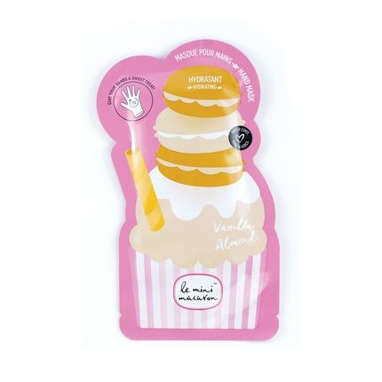 Le Mini Macaron Hand Mask Vanilla Almond - Nourishing Hand Treatment