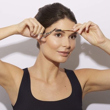 Tweezerman Brow Shaping Scissors And Brush - Image 3