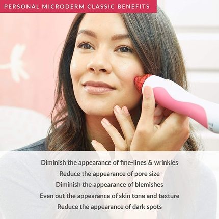Pmd Personal Microderm Classic Microdermabrasion Kit For Face And Body With Peeling Crystals And Vacuum Suction For Refreshed, Radiant Skin Pink - Image 3
