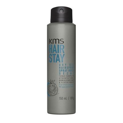 Kms Hairstay Dry Oil Spray 150Ml Lightweight Hair Oil For Styling