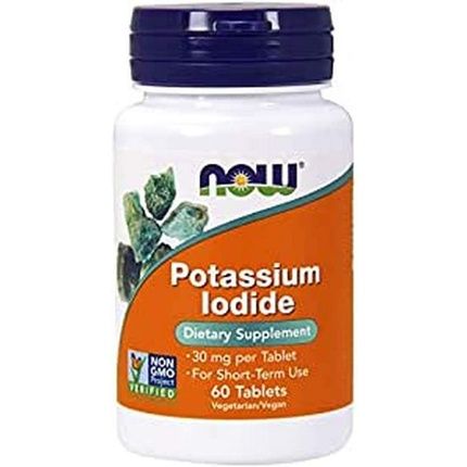 Now Foods Potassium Iodide 30Mg 60 Tablets