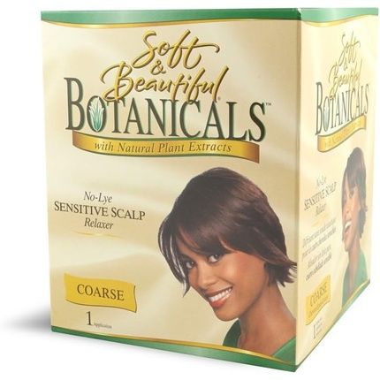 Soft & Beautiful Botanicals Sensitive Scalp Relaxer With Natural Plant Extracts - Coarse
