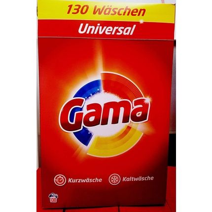 Detergent Gama Powder Classic 130Wl, 8,450Kg