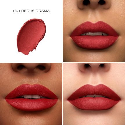 Lancome L'Absolu Rouge Drama Matte Lipstick Bold Matte Finish Lasting Comfort And Hydration 158 Red Is Drama - Image 3