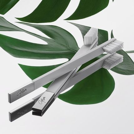 Apriori White Silver Medium Premium Toothbrush - Image 3