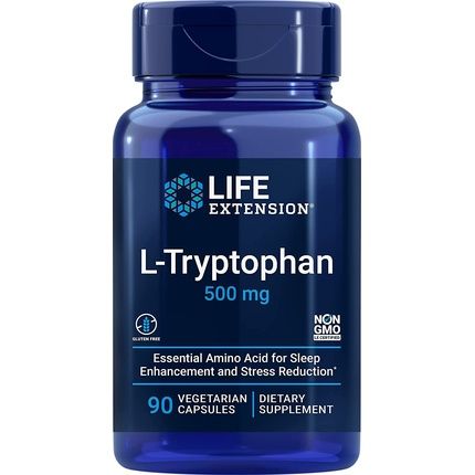 Life Extension L-Tryptophan 500Mg 90 Vcaps