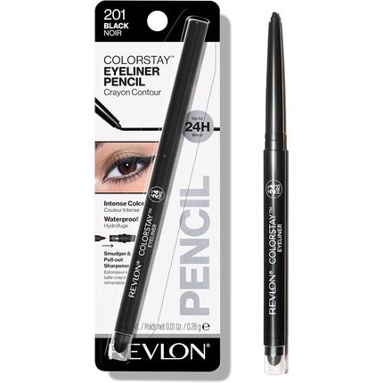 Revlon Colorstay Eyeliner Pencil 201 Black 0.01Oz