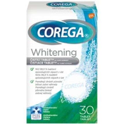 Corega Whitening 30Pcs