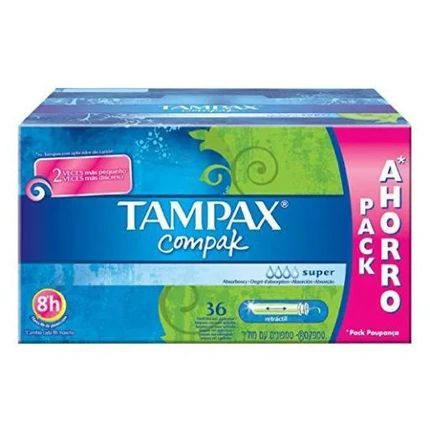 Tampax Tampax Compak Super Tampons 36 Count