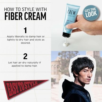 American Crew Fiber Cream With Medium Hold & Shine For Flexibility And Control - Image 3