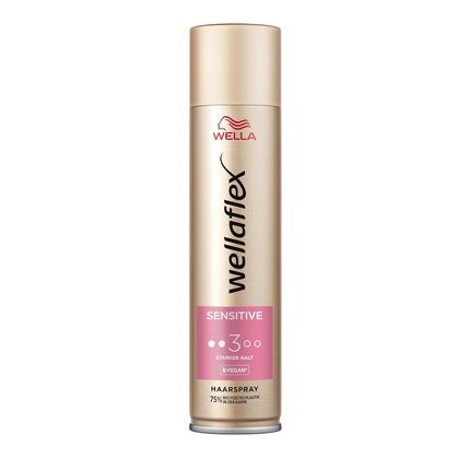 Wellaflex Sensitive Hairspray For Women - Up To 48 Hours Strong Hold