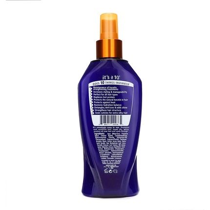 It'S A 10 Miracle Leave-In Conditioner Plus Keratin With Earplugs 4Cm Black