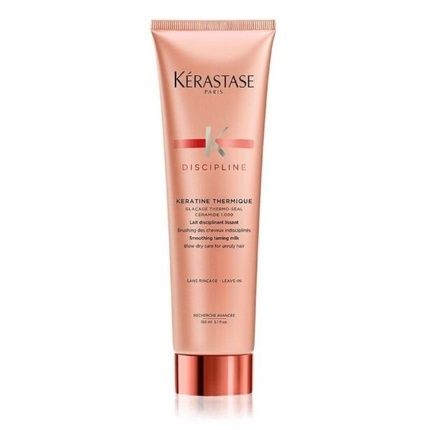 Krastase Discipline Thermique Cream 150Ml Smoothing Milk For Unruly And Frizzy Hair - Image 3