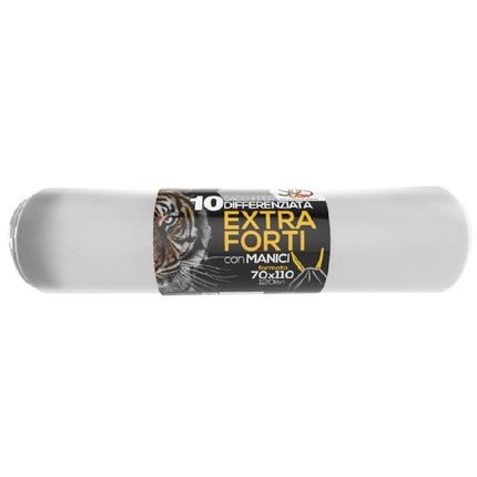 Trash Bags 70X110 Transparent With Handles - Sacchi - Pack Of 10
