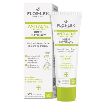 Floslek Anti-Acne 24H System Mattifying Cream 50Ml