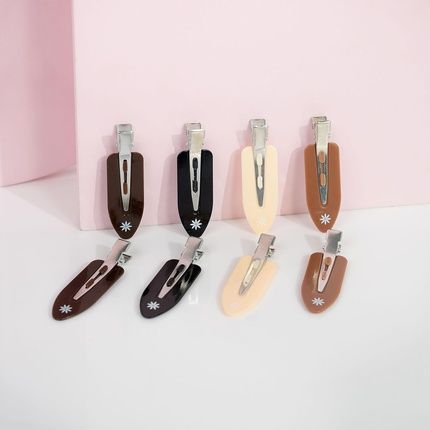 Brushworks No Crease Hair Clips Nude - Pack Of 8 - Image 3