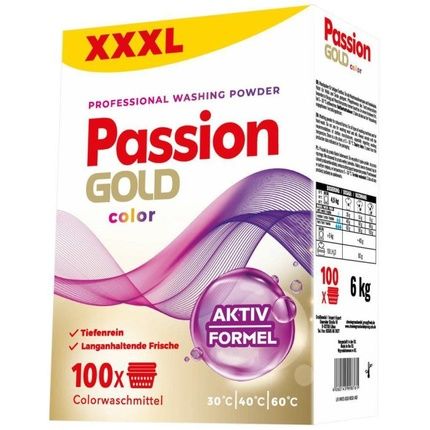 Passion Gold Passion Gold Color Laundry Powder 6Kg 100 Washes