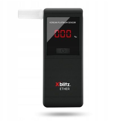 Xblitz Ether Professional Breathalyzer With Mouthpiece Set