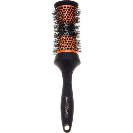 Denman Medium Thermo Ceramic Hourglass Hot Curl Brush Dhh3H For Blow-Drying, Straightening, Defined Curls, Volume & Root-Lift - Orange