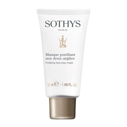 Sothys Purifying Two Clay Mask With Salicylic Acid For Women - Green Clay
