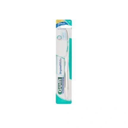 Gum Sunstar Gum Gum فرشاة أسنان بيضاء أصلية متوسطة الحجم