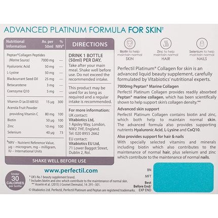 Vitabiotics Perfectil Collagen Skin 10 Beauty Drinks 500Ml
