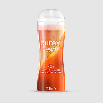 Durex Play Massage Sensual 2In1 Ylang Ylang 200 مل زيت تدليك مهدئ للحظات الحميمة