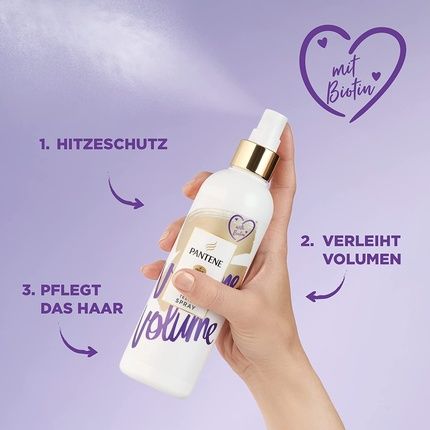 Pantene Pro-V Natural Volume Texturizing Leave-In Spray With Heat Protection And Biotin 250Ml