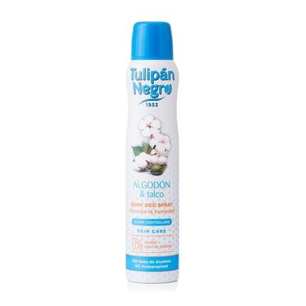 Black Tulip Cotton And Talc Deodorant Spray 200Ml