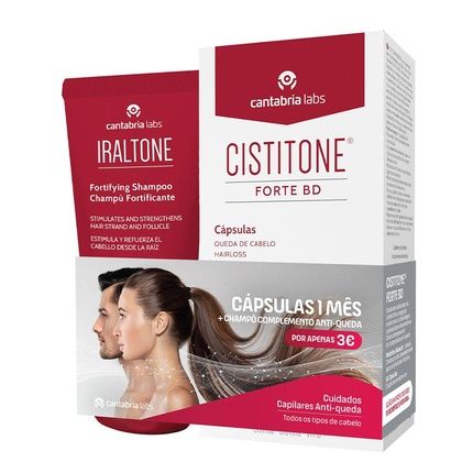 Cistitone Cistitone Forte Bd 60 Capsules Iraltone Fortifying Shampoo 200Ml