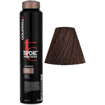 Goldwell Topchic Permanent Hair Colour 6B Gold Brown 250Ml