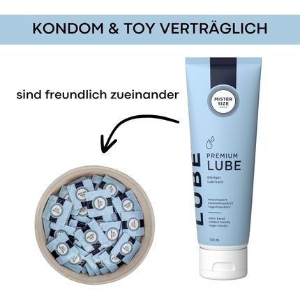 Mister Size Premium Water-Based Lubricant 100Ml Skin-Friendly - Image 3