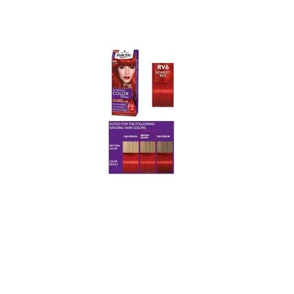 Palette Intensive Color Creme Rv6 Scarlet Red Permanent Hair Color