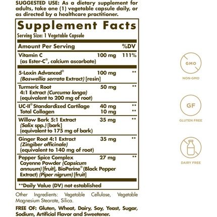 Solgar 7 Vegetable Capsules Supports Mobility And Flexibility With Collagen And Vitamin C 30 Count