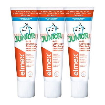 Junior Trio Toothpaste 3 Pack For Kids