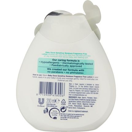 Baby Dove Sensitive Moisture Fragrance Free Lotion 200Ml