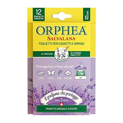 ملاءات Orphea Salvalana 12+3 قطع من منتجات اللافندر المضادة للحشرات