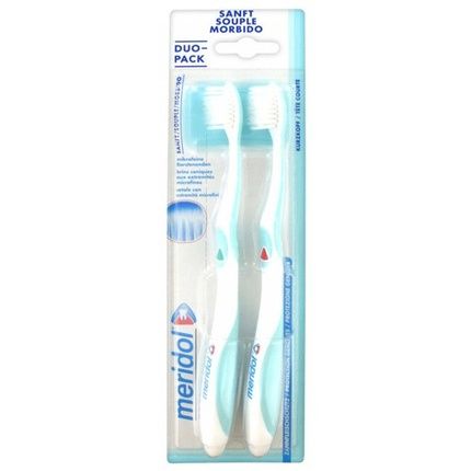Meridol Soft Toothbrushes For Sensitive Gums - Pack Of 2