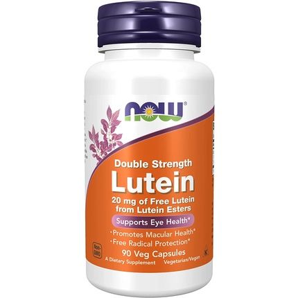 Now Supplements Lutein 20Mg With Free Lutein From Lutein Esters 90 Veg Capsules