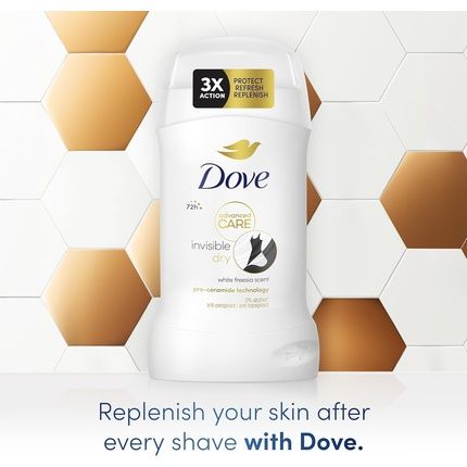 Dove Advanced Care Invisible Dry Anti-Perspirant Cream Women'S Deodorant Stick - Image 3