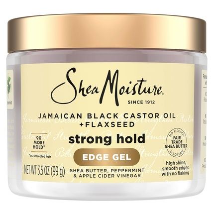 Sheamoisture Edge Control Strong Hold Gel With Flaxseed And Jamaican Black Castor Oil