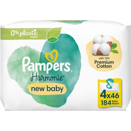 Pampers Baby Wipes Harmonie New Baby 4X46Tmkh - Pampers