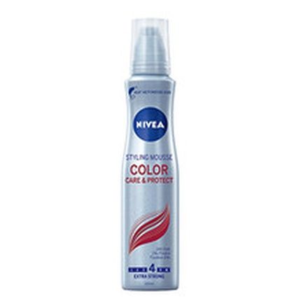 Nivea Color Protection Mousse Extra Strong Foam Styling Spray 150Ml