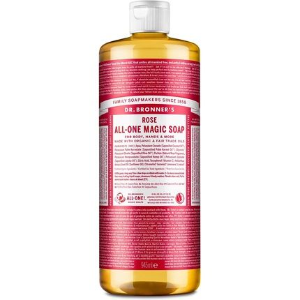 Dr. Bronner'S Pure Castile Liquid Soap Rose 945Ml