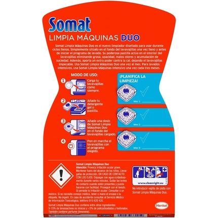 Somat Cleaning Tablets Duo For Dishwasher - Pack Of 3