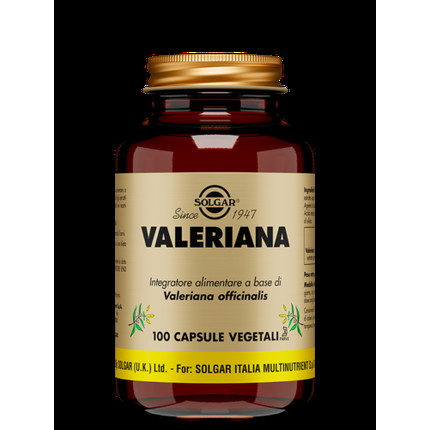 Solgar Valerian 100 Vegetarian Capsules - Image 3